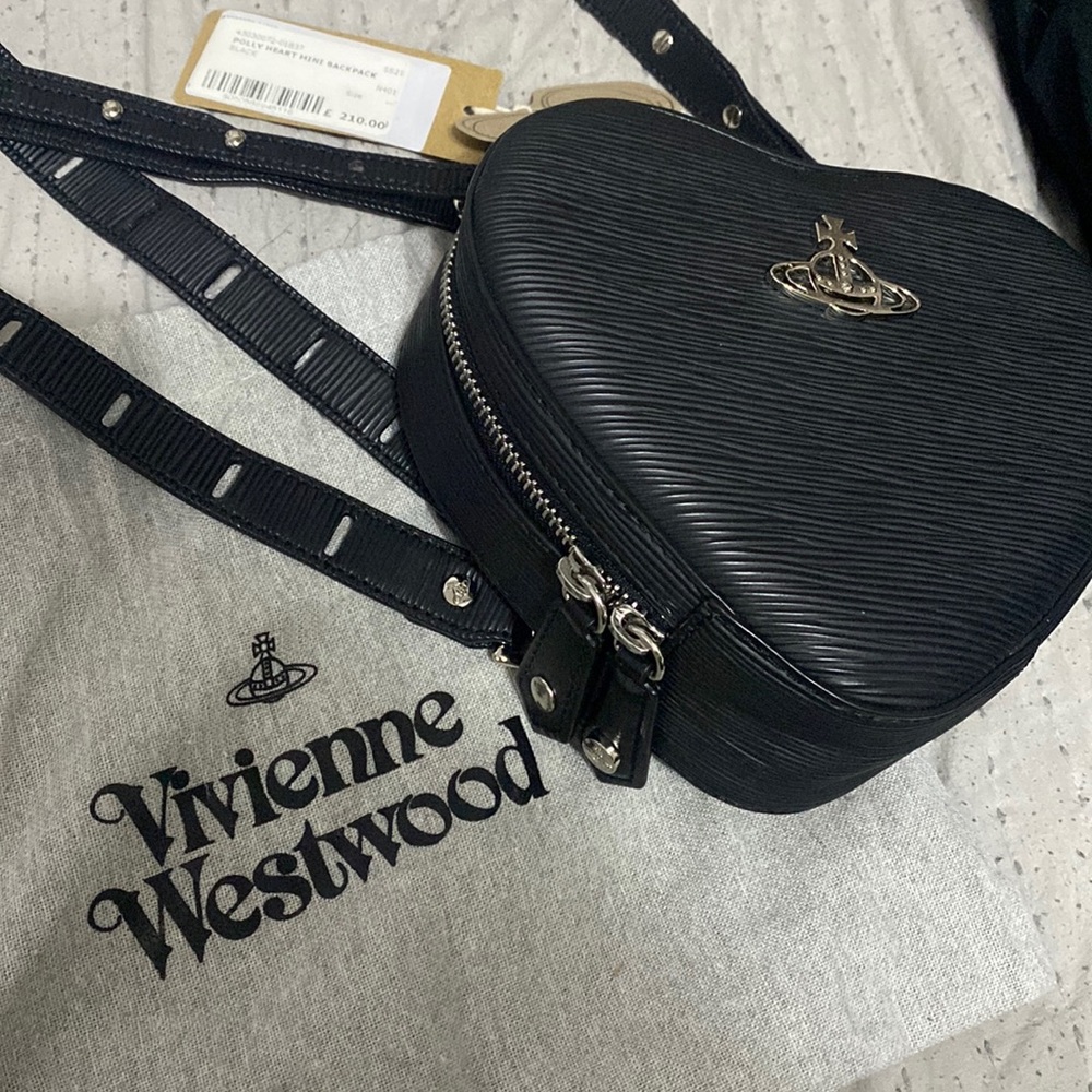 Vivienne Westwood Polly Heart Mini Backpack